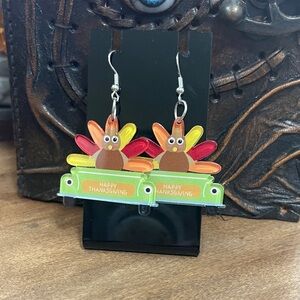 Thanksgiving Turkey Earrings